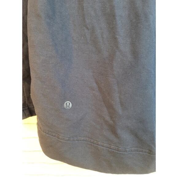 Lululemon Belle Wrap Asymmetrical Sweatshirt in Navy Blue, sz 2 - Picture 10 of 13